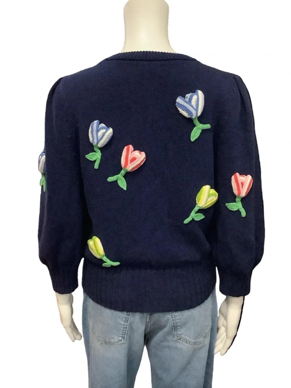 Kate Spade Floral Crochet Cardigan Size: S